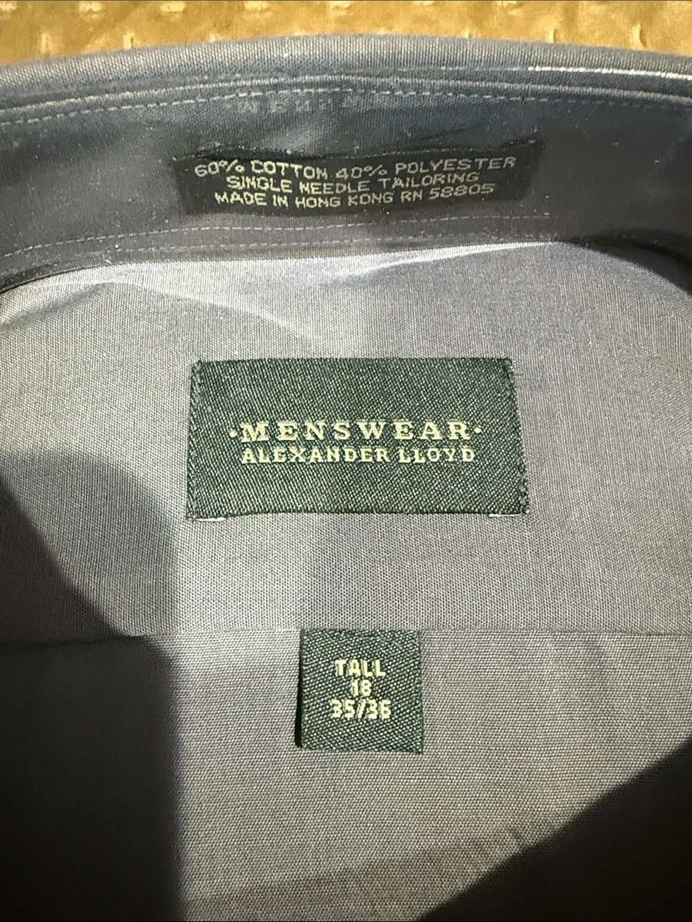 Menswear by Blue Dress Shirt - Classic Point Collar